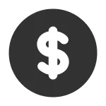 Dollar Circle SVG Icon